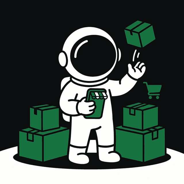 Spock the spaceman representing E-Commerce / DTC