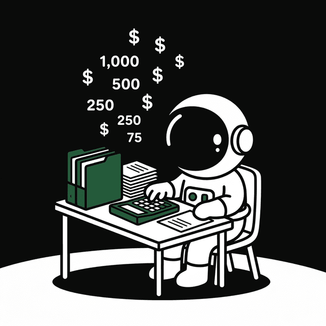 Spock the spaceman representing Tax & Accounting