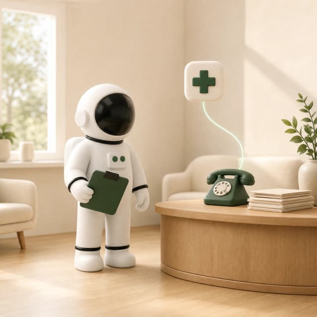 Spock the spaceman representing Medical Offices