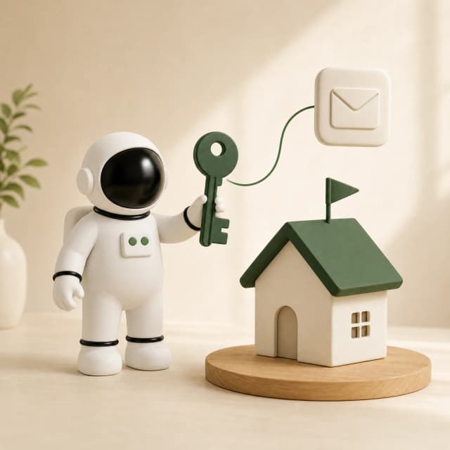 Spock the spaceman representing Real Estate