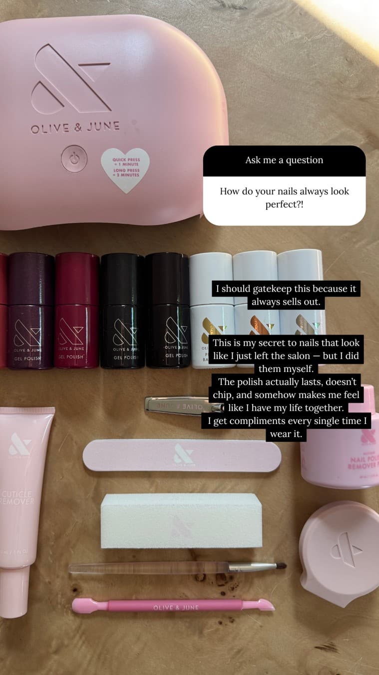 Olive & June · Social Media Mockup ad