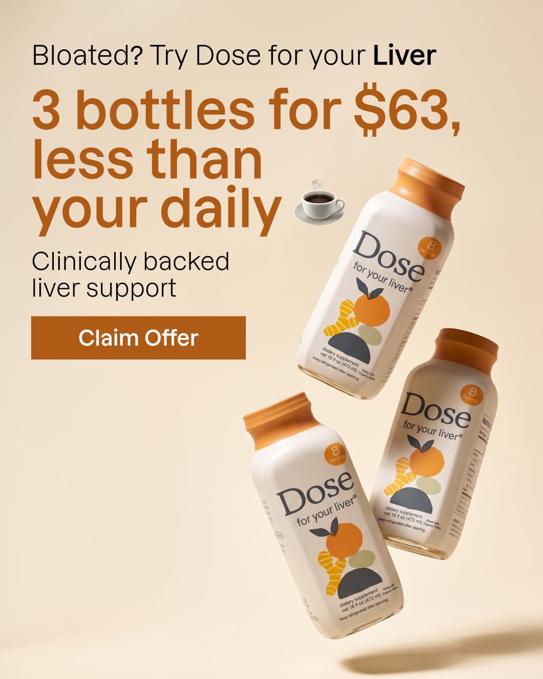 Dose · Offer-First Banner ad