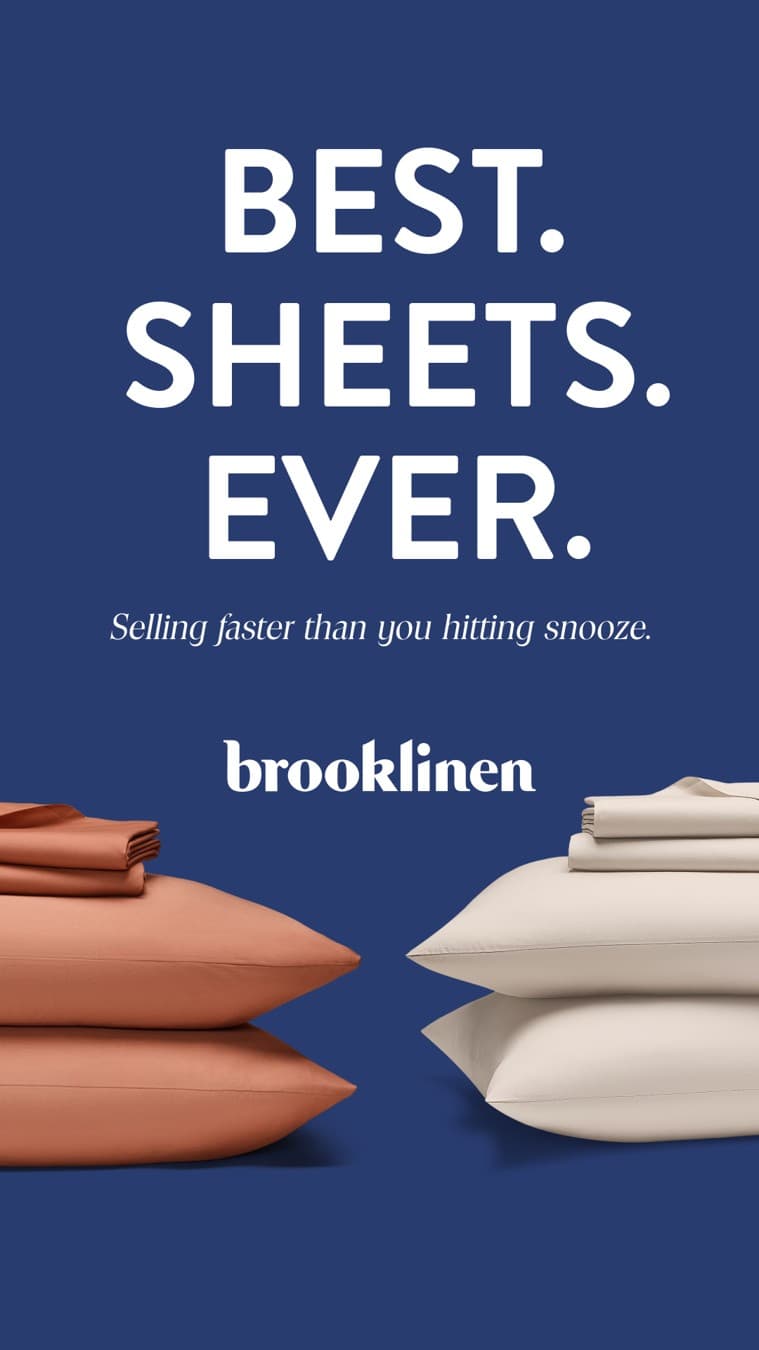 Brooklinen · Product Image ad