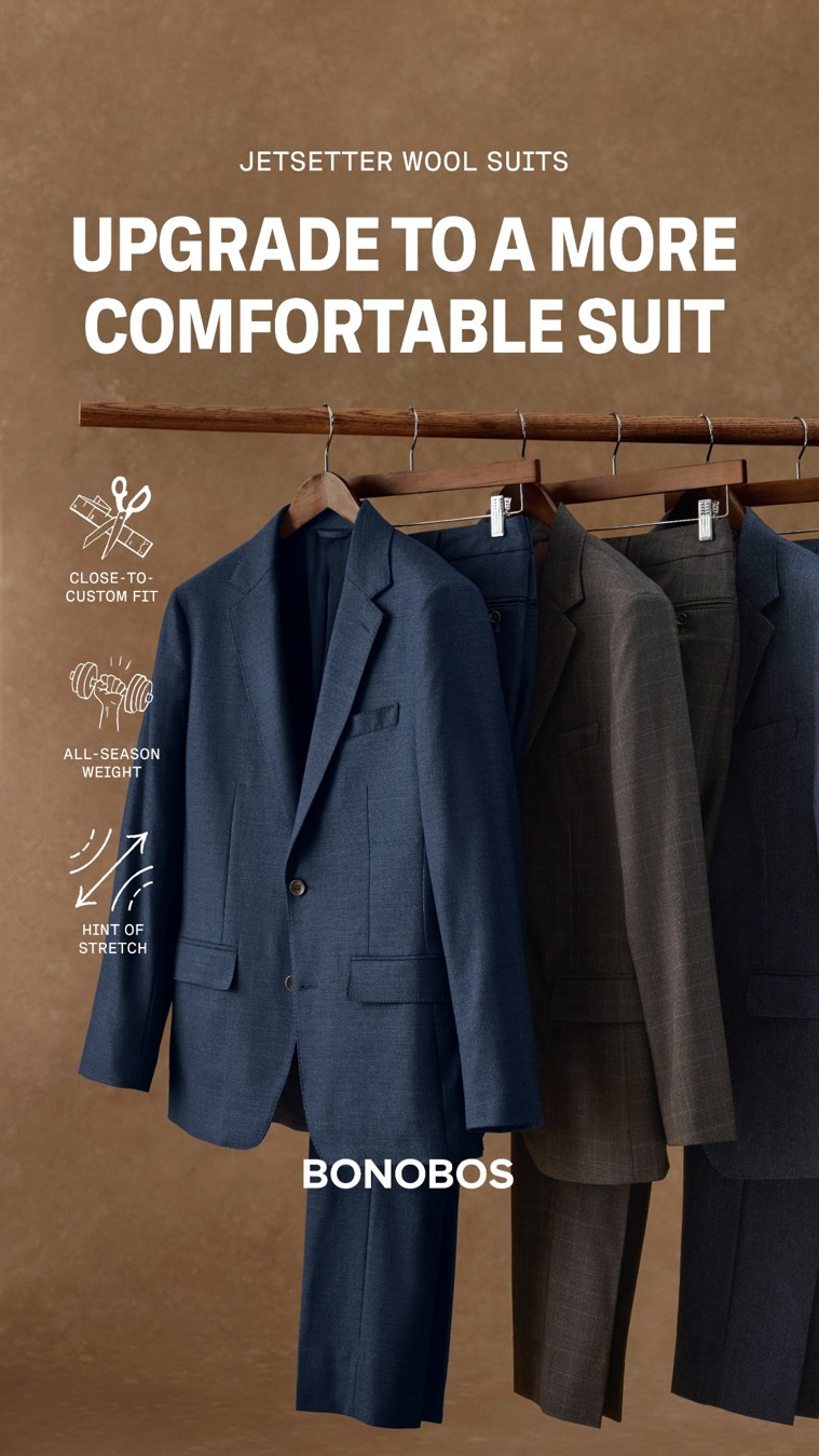 Bonobos · Feature Benefit Pointout ad
