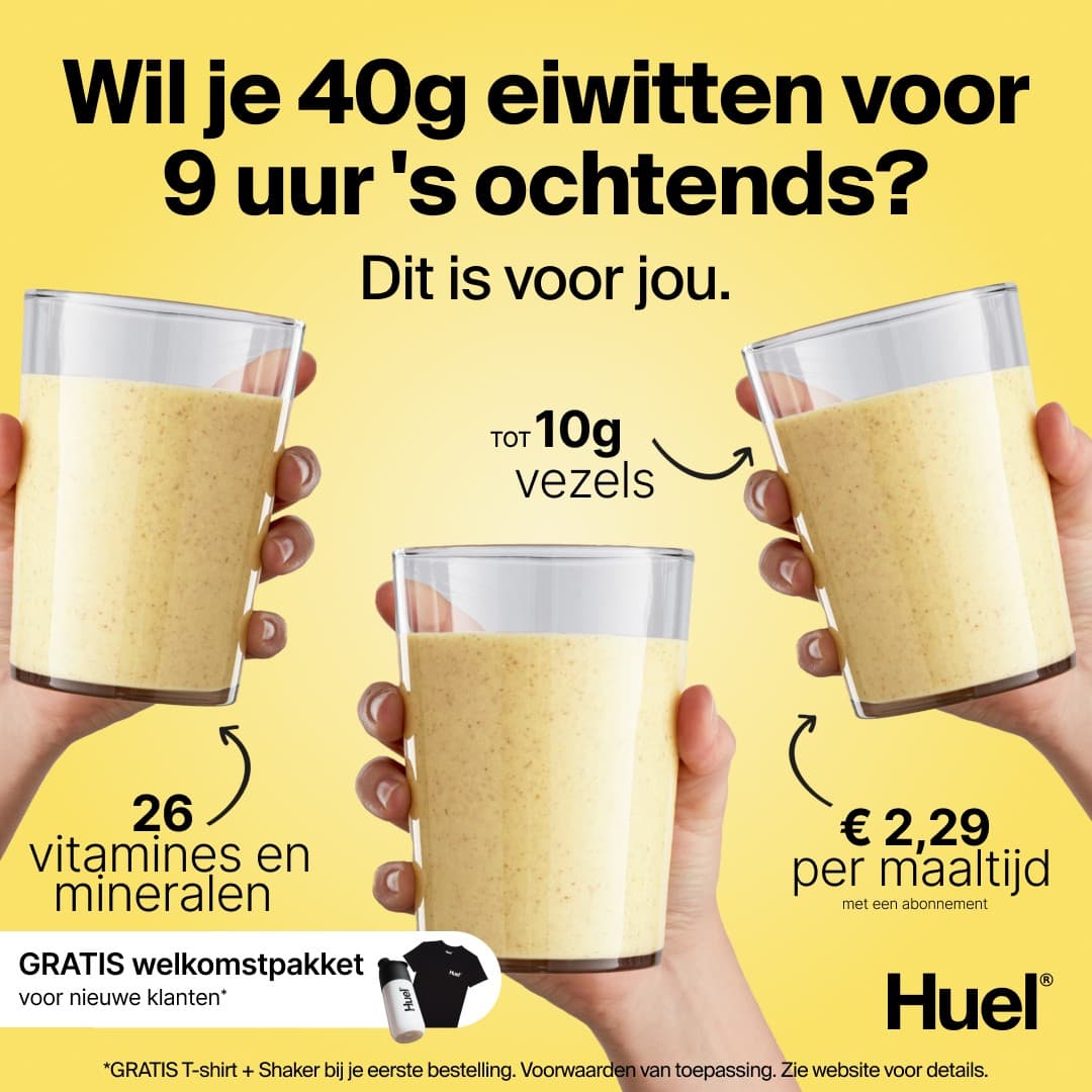 Huel · Feature Benefit Pointout ad