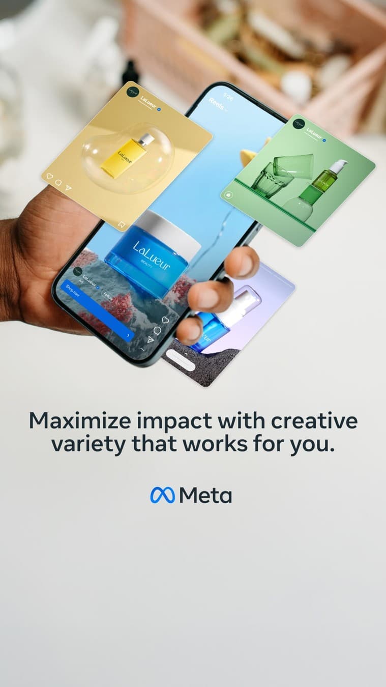 Meta for Business · Social Media Mockup ad