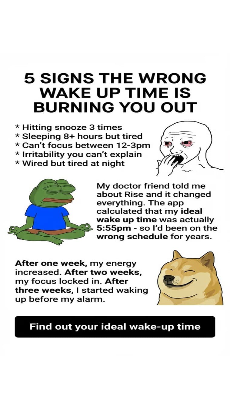 Rise Science ¡ Meme ad