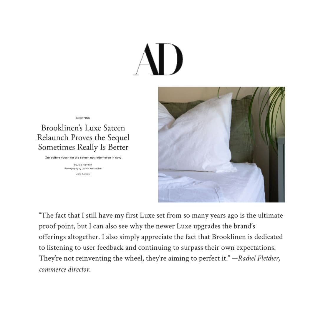 Brooklinen · Press ad