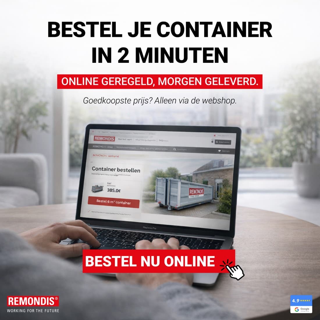 Containerverhuur Remondis Corneillie ยท Product UI Demo ad