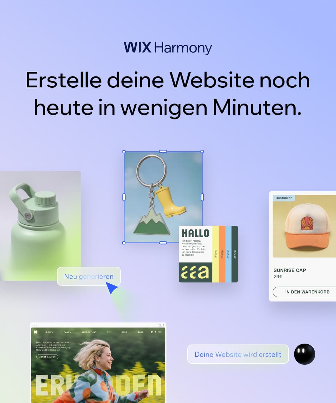 Wix · Collage ad