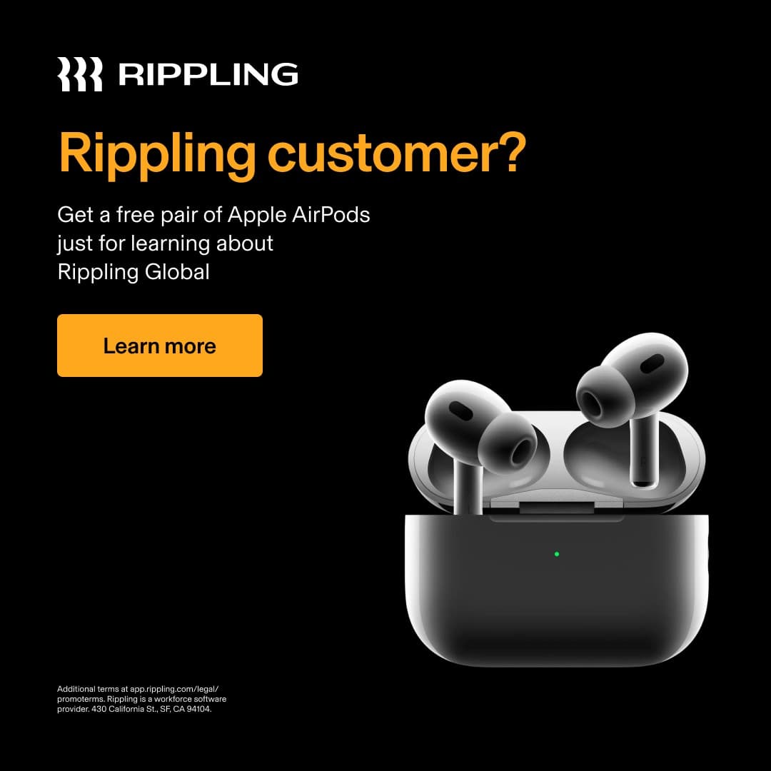 Rippling · Offer-First Banner ad