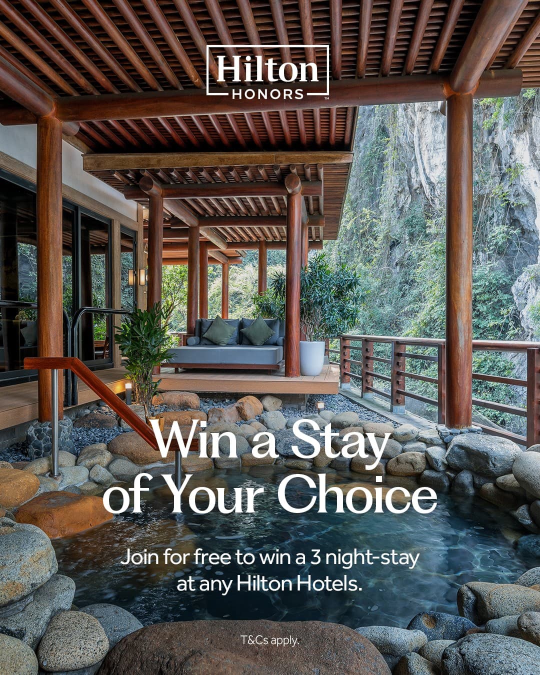 Hilton · Offer-First Banner ad