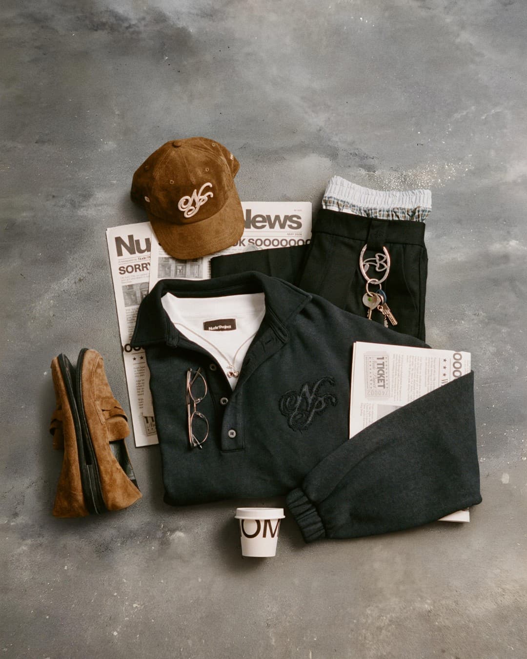 Nude Project · Flatlay ad