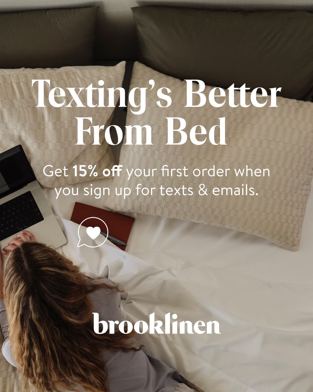 Brooklinen · Lifestyle Image ad
