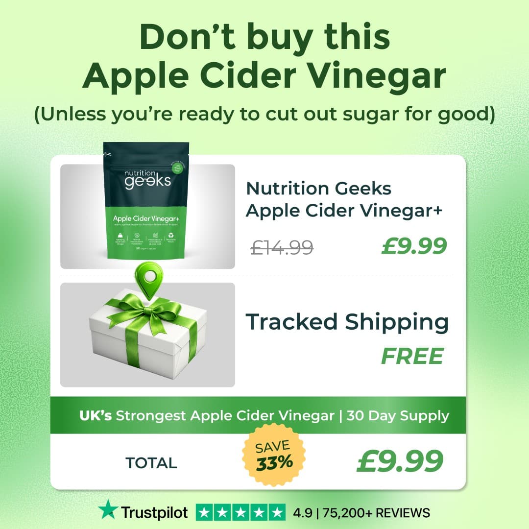 Nutrition Geeks · Offer-First Banner ad