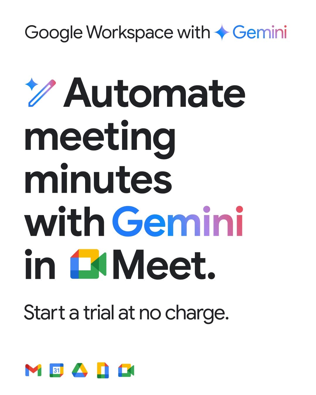 Google Workspace · Text-led Statement ad