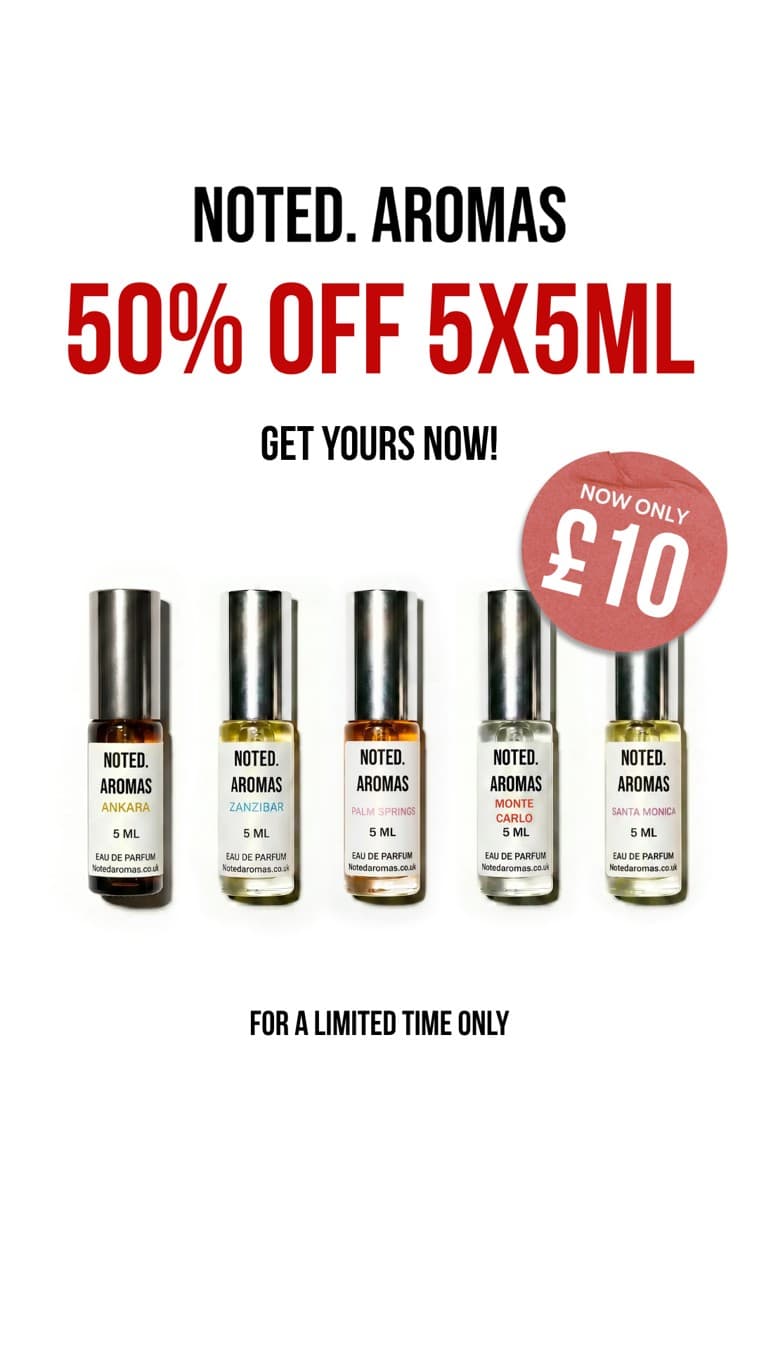 Noted Aromas · Offer-First Banner ad