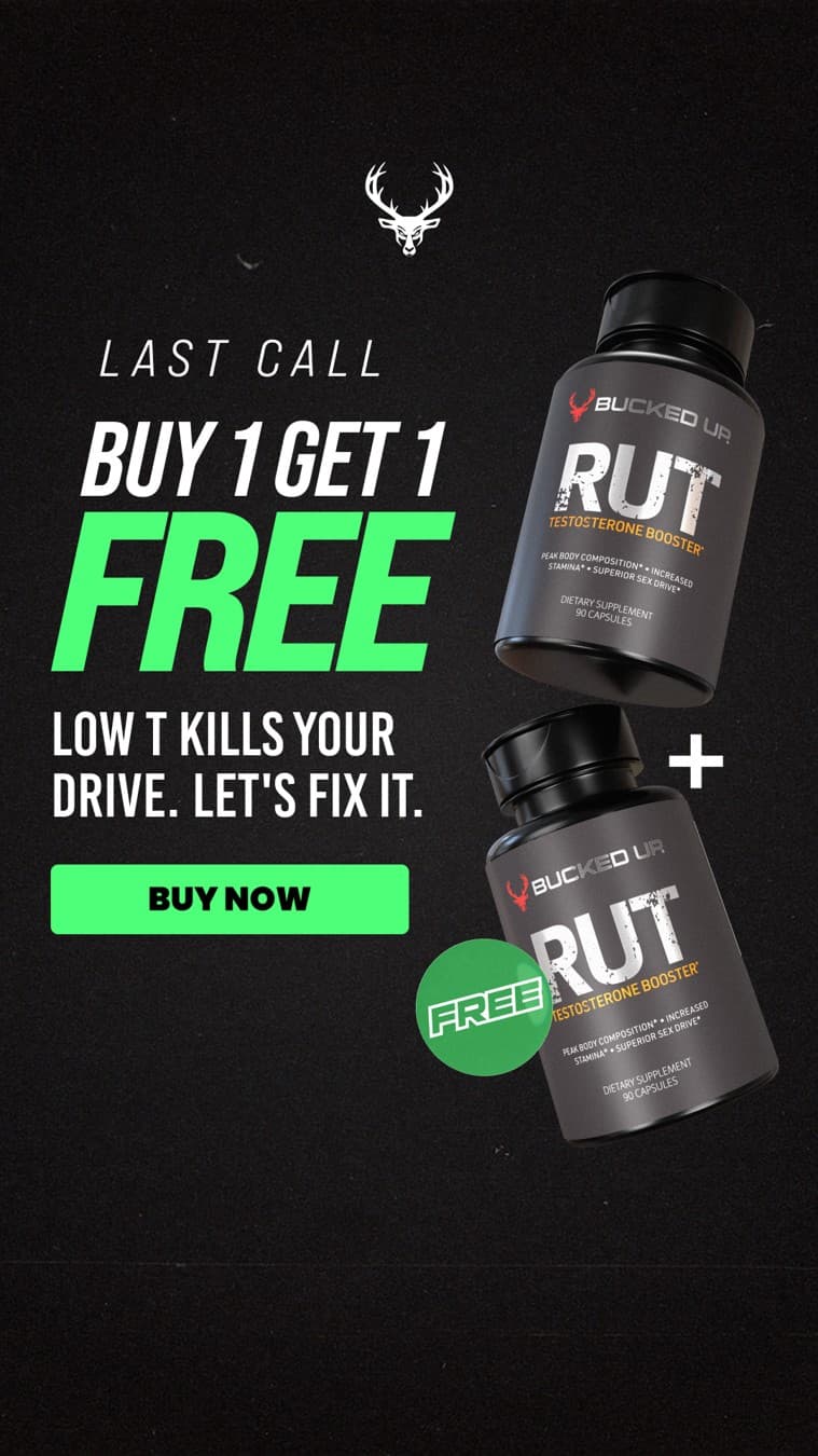 Bucked Up · Offer-First Banner ad