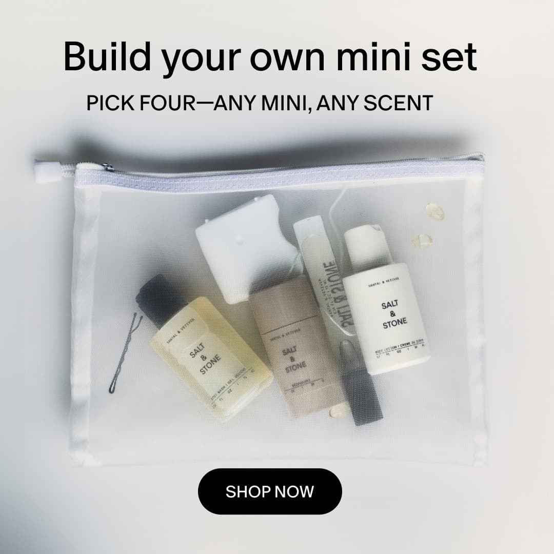 SALT & STONE · Flatlay ad