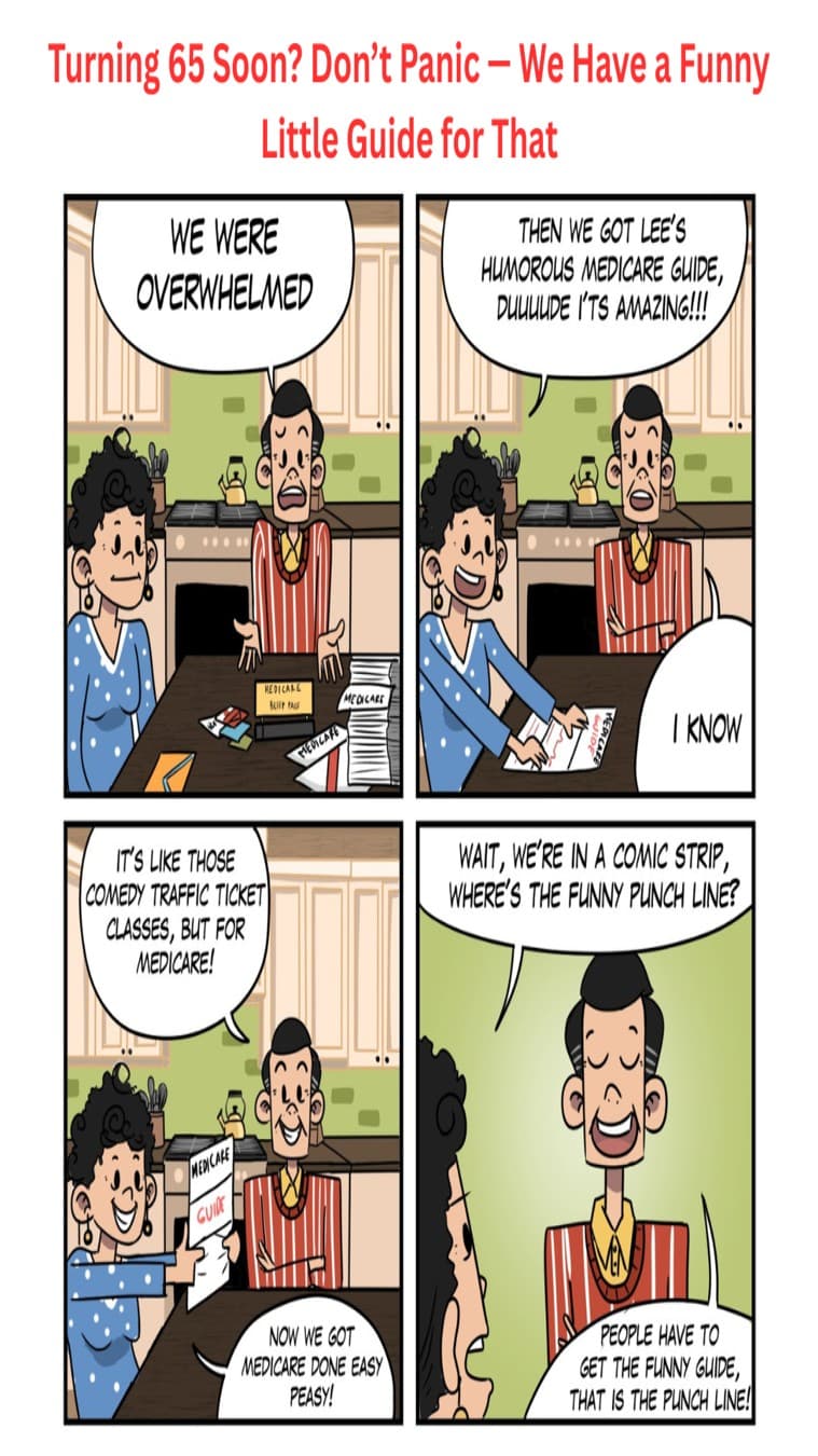 Medicare Made Easy · Comic Strip ad