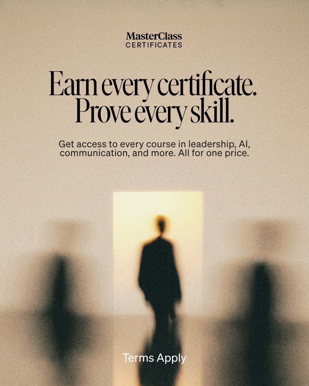 MasterClass · Editorial ad