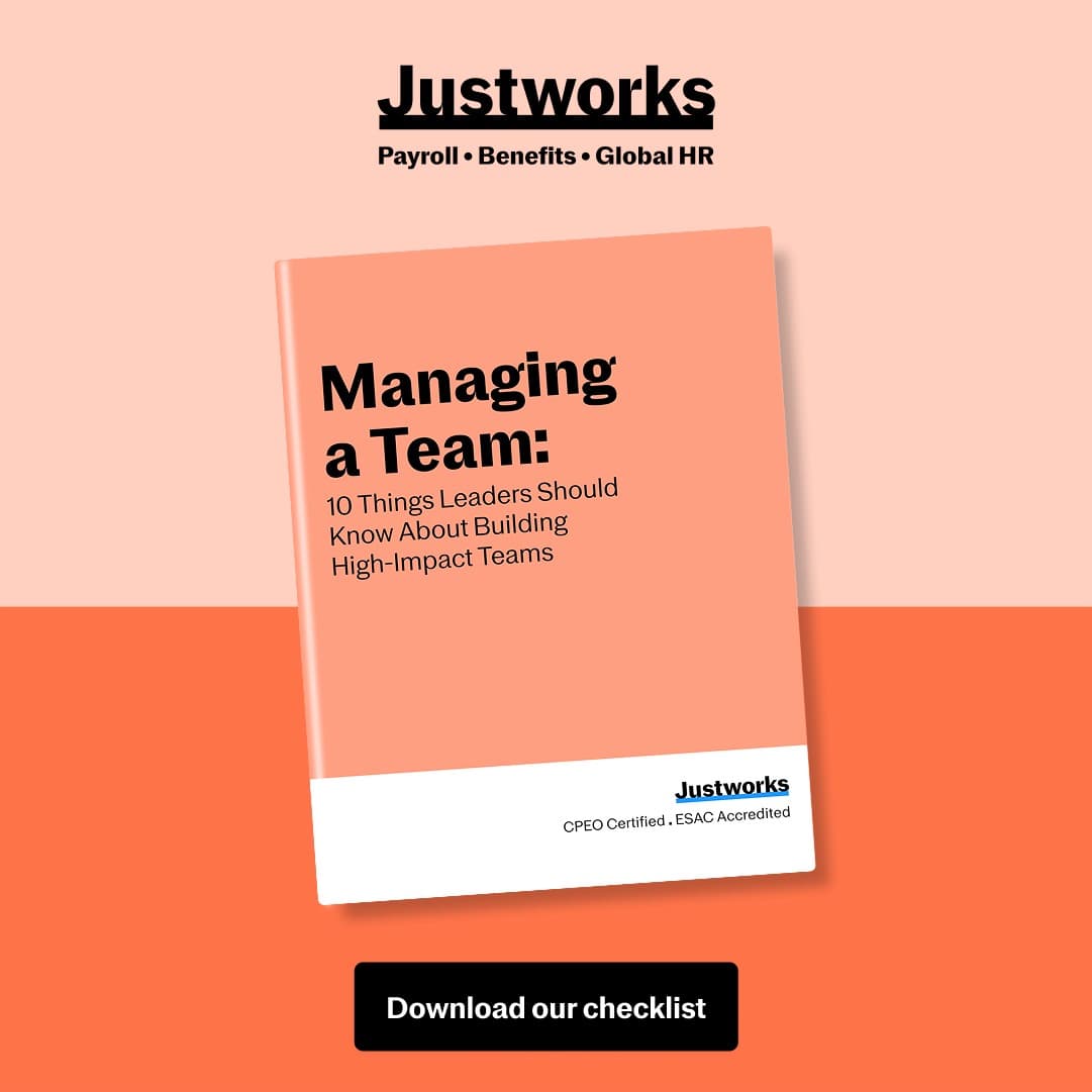 Justworks · Document Mockup ad