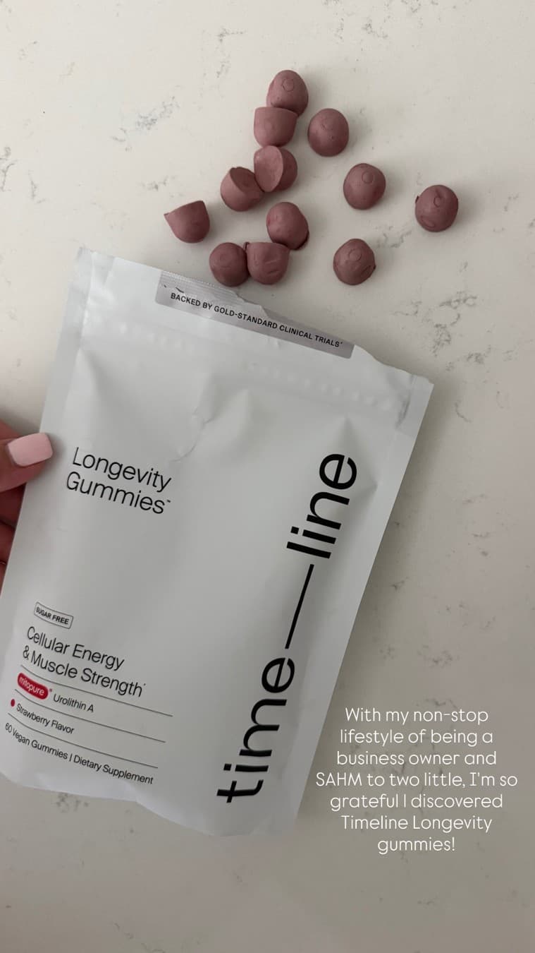 Timeline Longevity · UGC Overlay ad