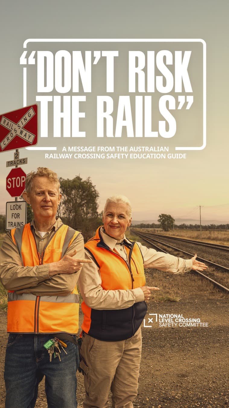 Don't Risk the Rails · Editorial ad
