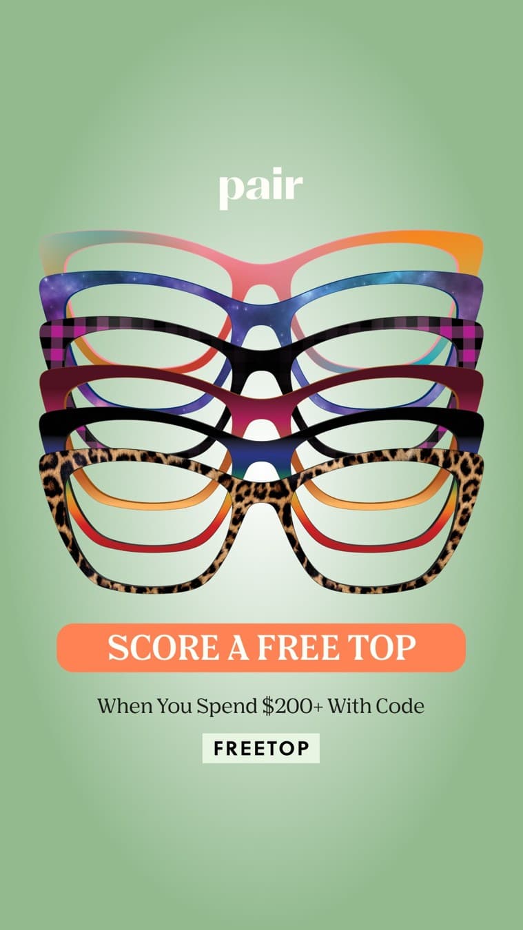 Pair Eyewear · Offer-First Banner ad