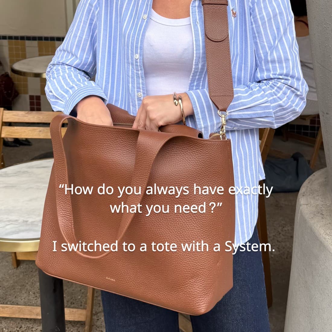 Cuyana · UGC Overlay ad