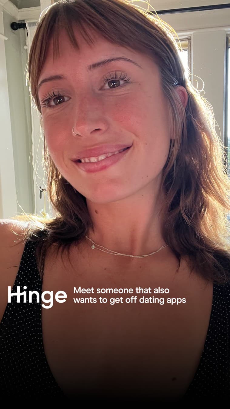 Hinge · UGC Overlay ad