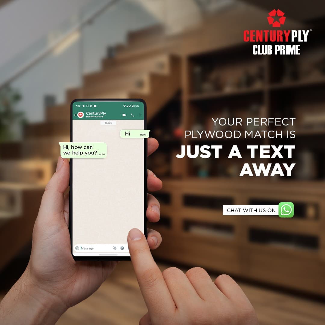 Century Plyboards India Limited · Text Message ad