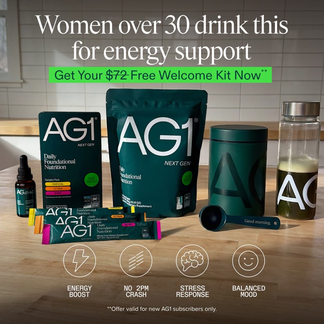 AG1 by Athletic Greens · Offer-First Banner ad