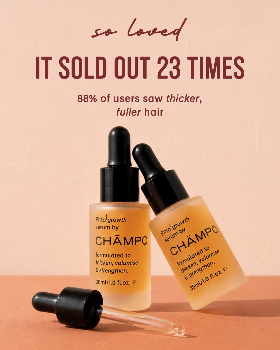 Chāmpo Haircare · Product Image ad