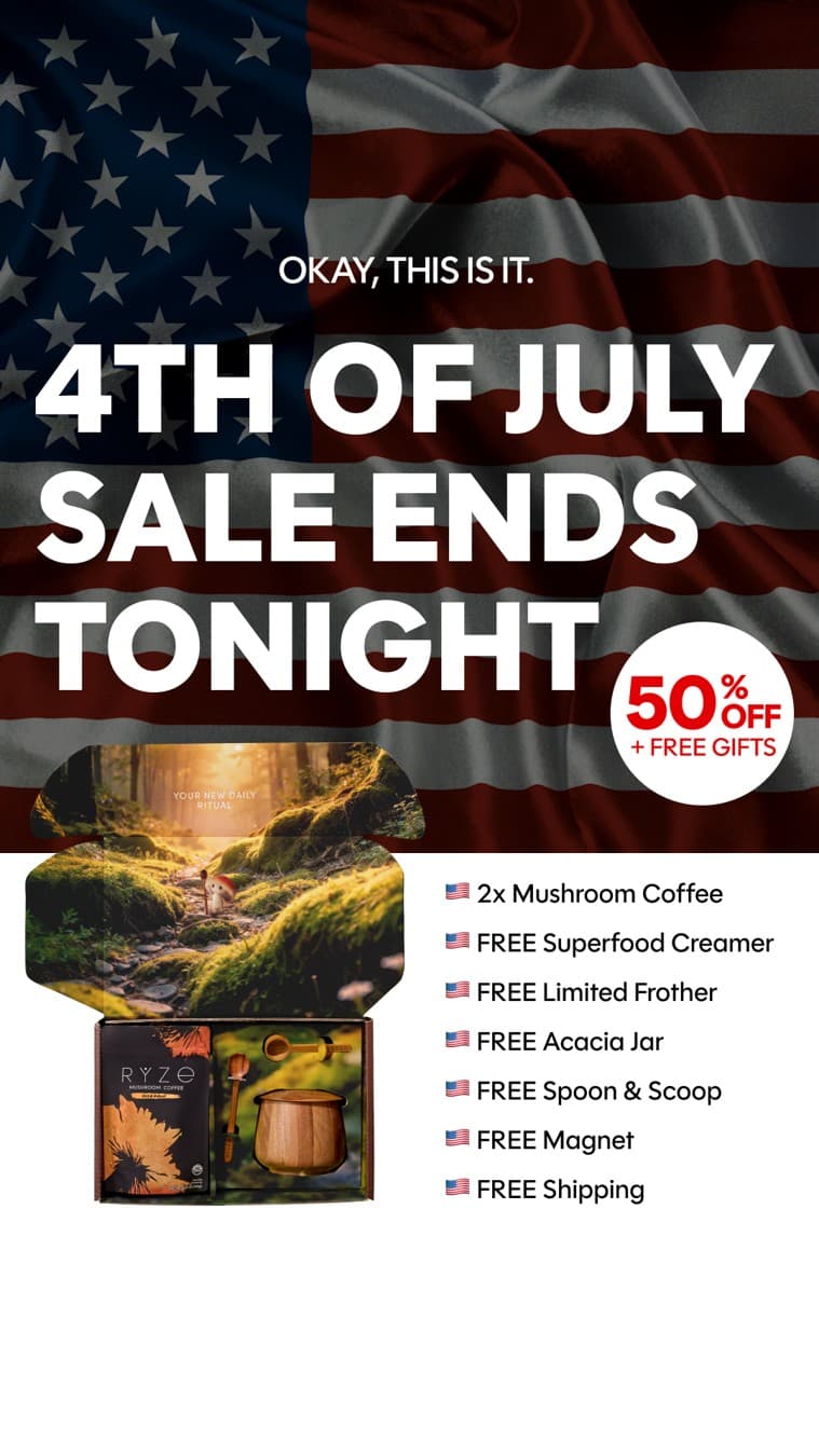 RYZE Superfoods · Offer-First Banner ad