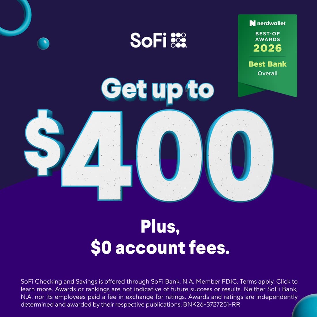 SoFi · Offer-First Banner ad