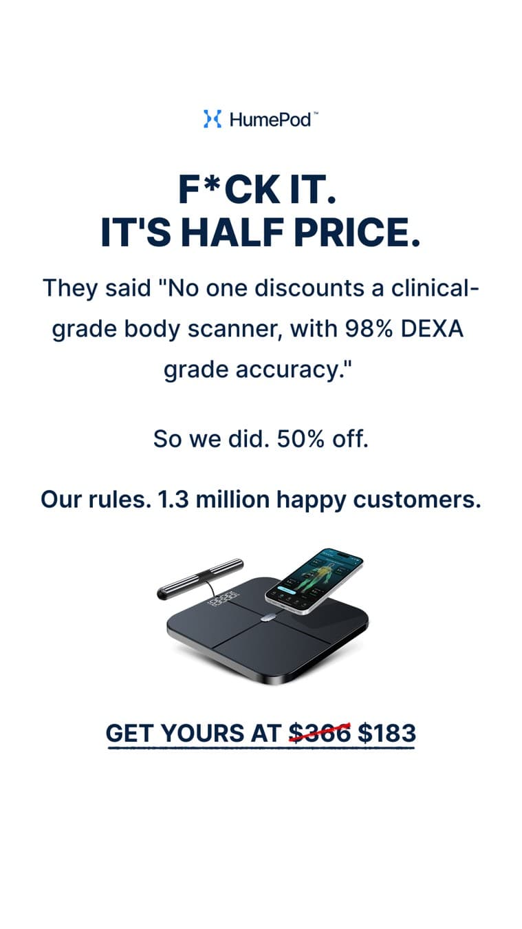 Hume Health · Offer-First Banner ad