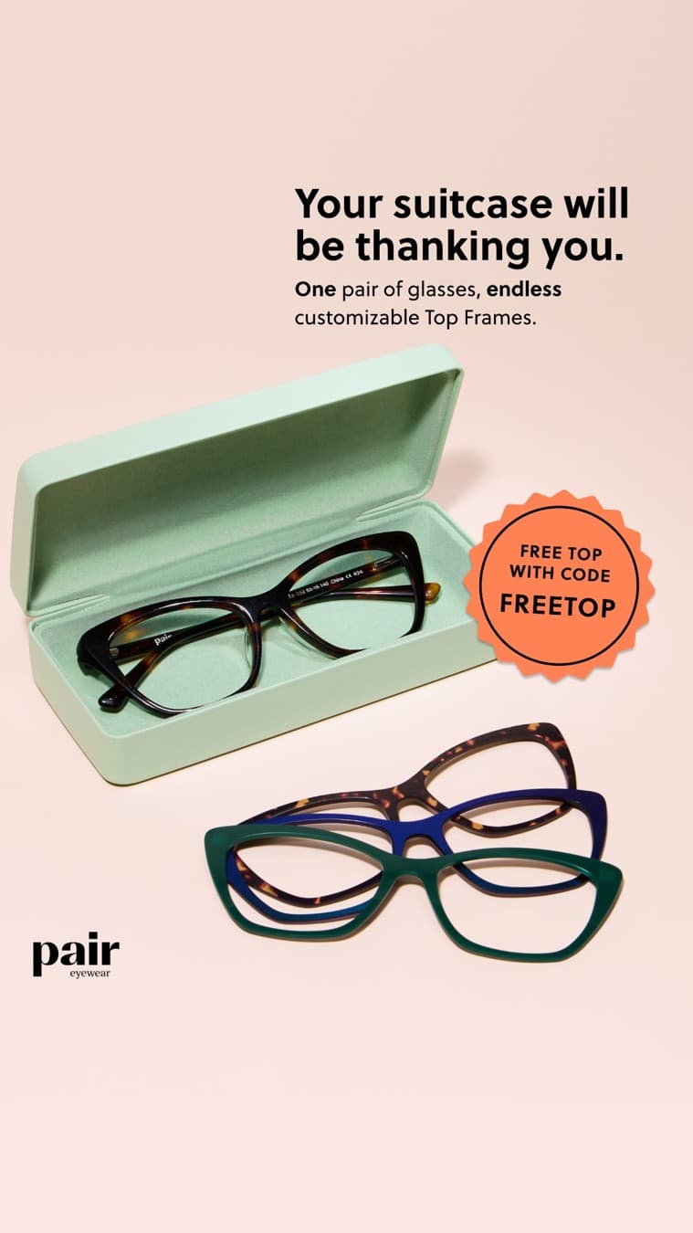 Pair Eyewear · Flatlay ad