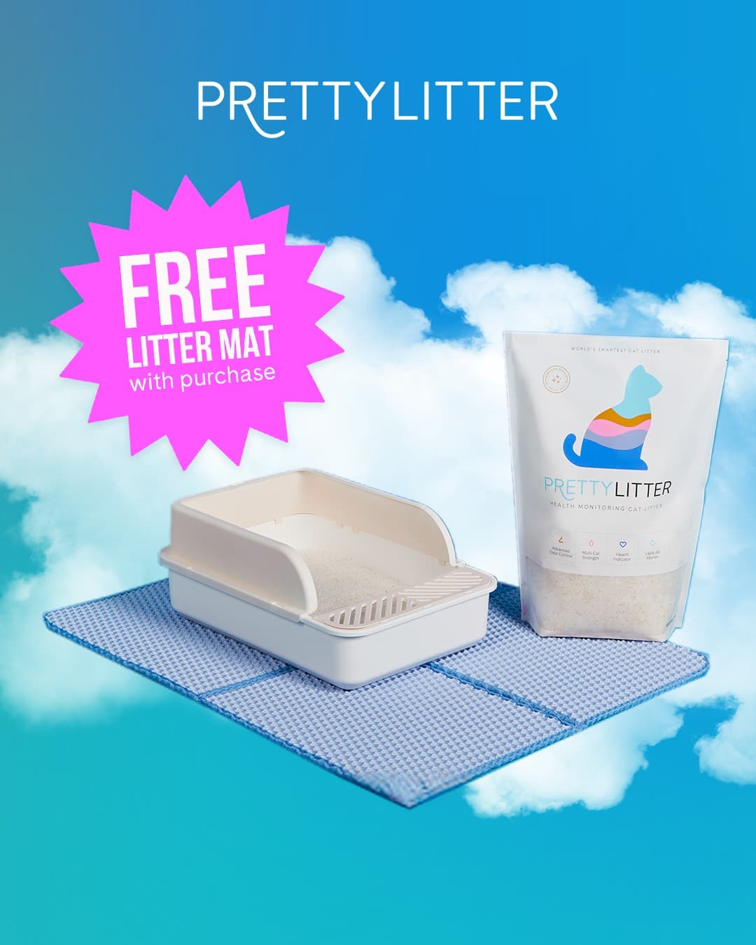 PrettyLitter · Offer-First Banner ad