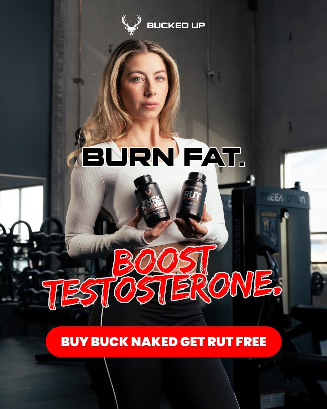 Bucked Up · Offer-First Banner ad