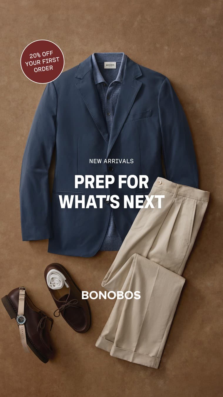 Bonobos · Flatlay ad