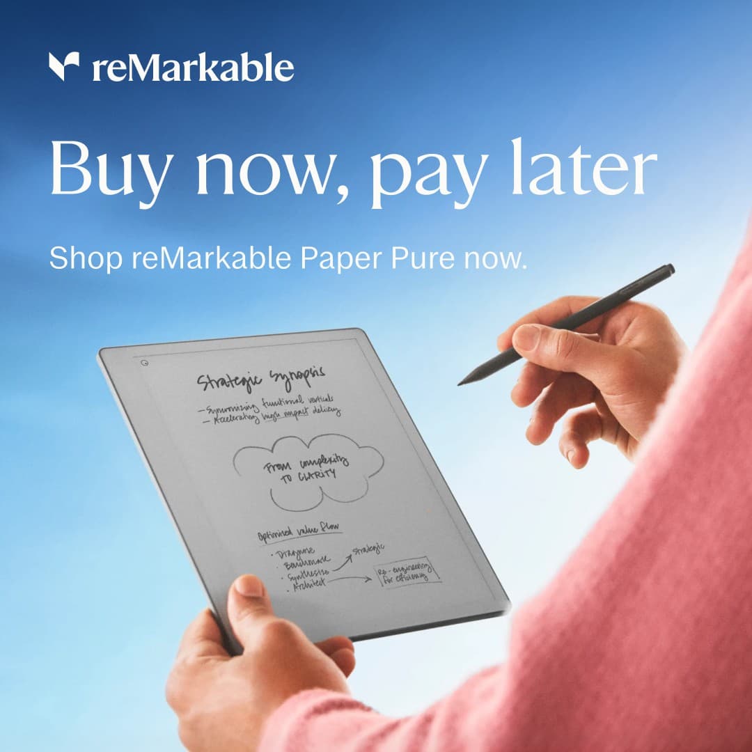 reMarkable · Offer-First Banner ad
