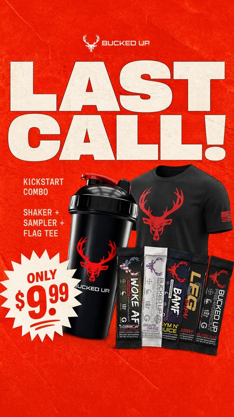 Bucked Up · Offer-First Banner ad