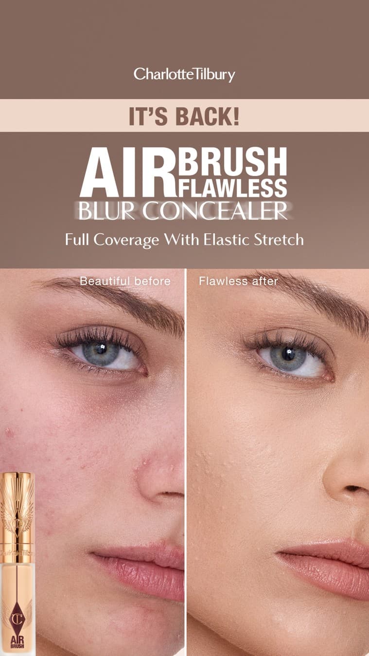 Charlotte Tilbury · Before and After ad