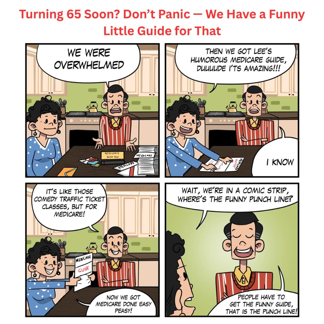 Medicare Made Easy · Comic Strip ad
