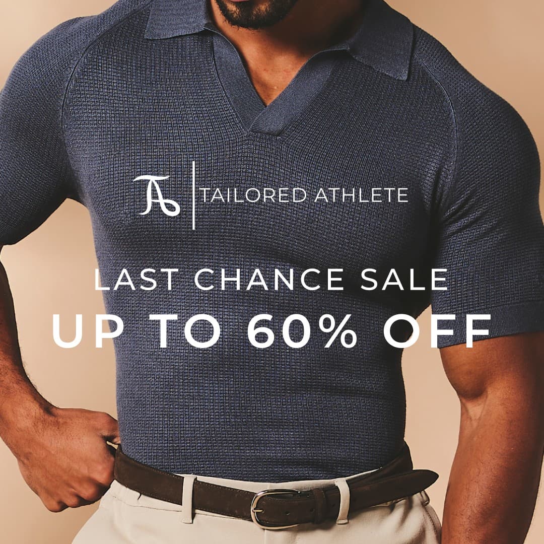 Tailored Athlete · Offer-First Banner ad