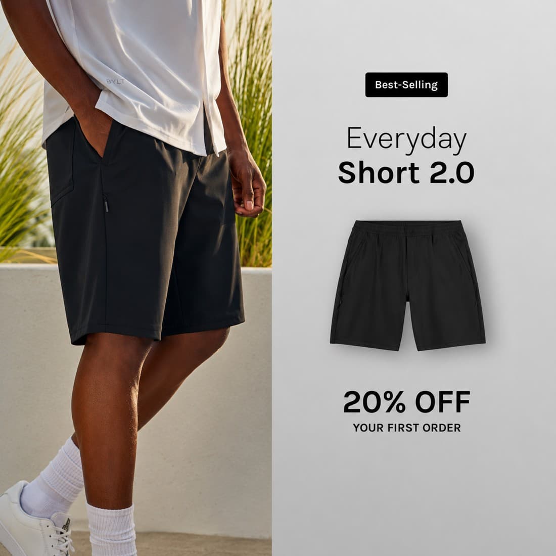 BYLT Basics · Offer-First Banner ad