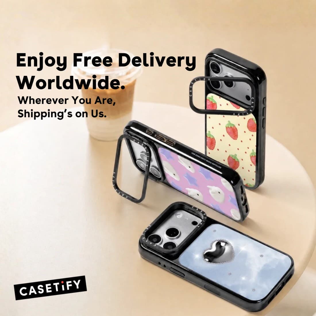 Casetify · Flatlay ad