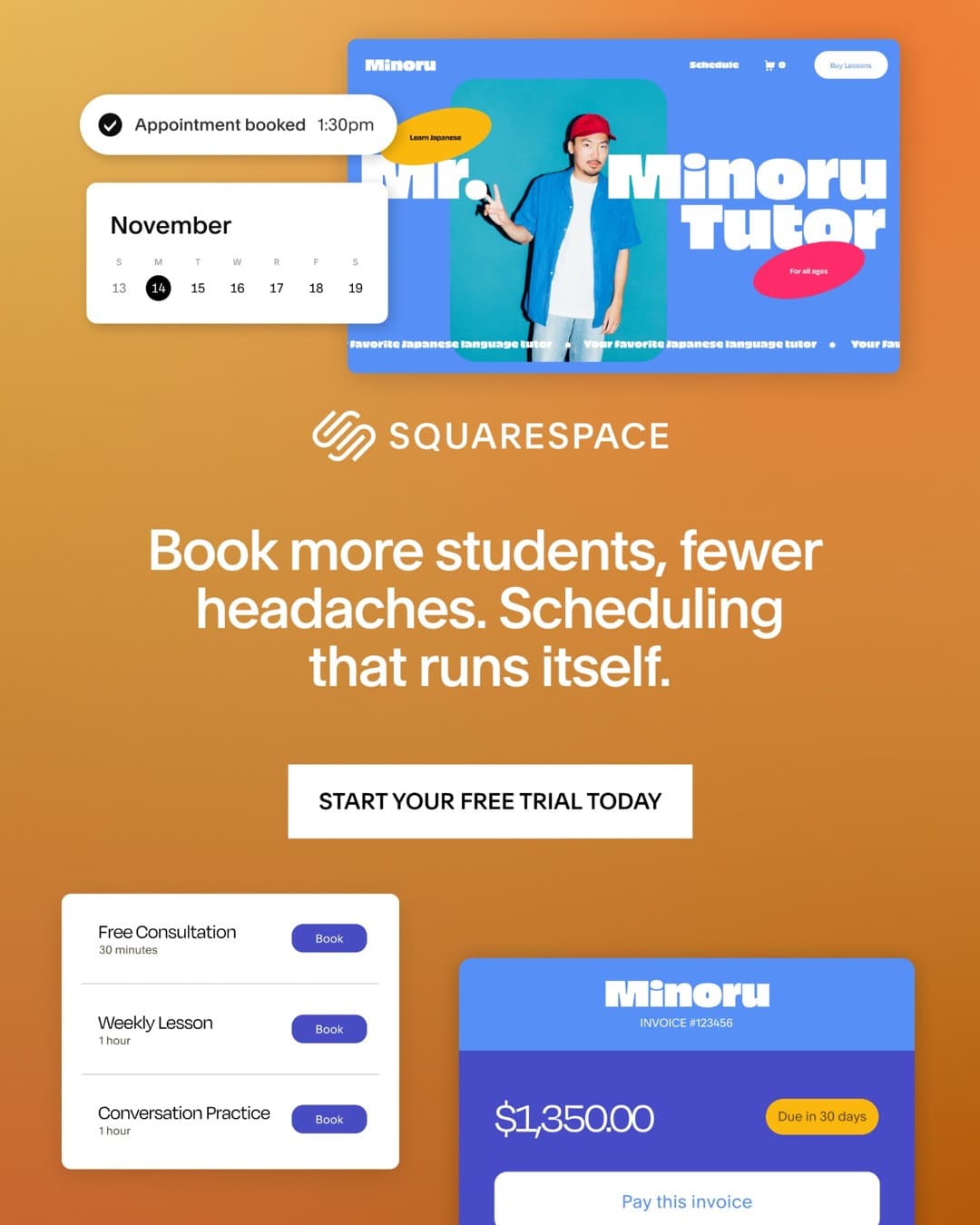 Squarespace · Collage ad
