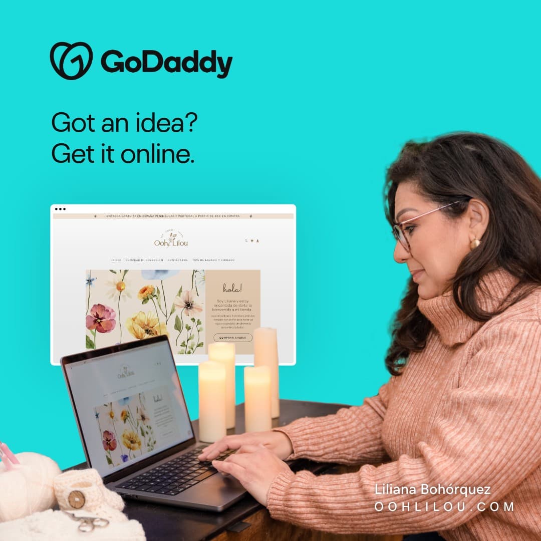 GoDaddy · Lifestyle Image ad